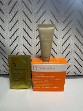 Dr Dennis Gross -Alpha Beta Universal Daily Peel + Blur & Repair Cream and Serum